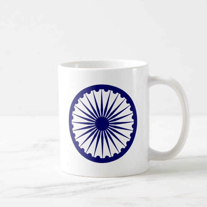Ashoka Chakra, India flag Mugs