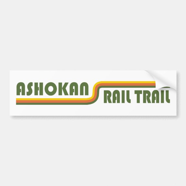 Ashokan Rail Trail New York Bumper Sticker (Front)