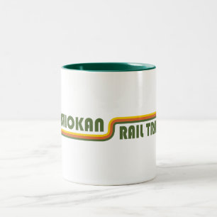 Ashokan Rail Trail New York Two-Tone Coffee Mug