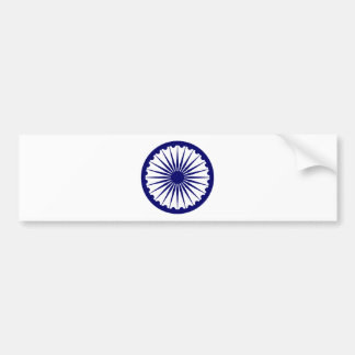 Ashoka's Dharma Chakra Bumper Sticker