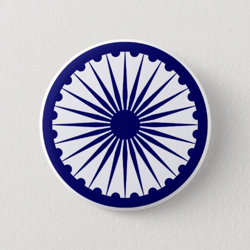 Ashokas Dharma Chakra Pinback Button