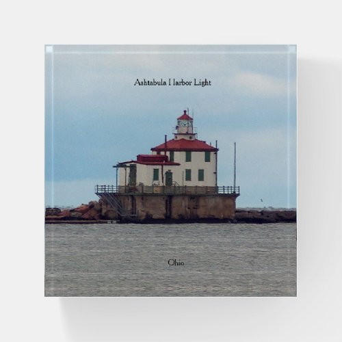 Ashtabula Harbor Light paperweight