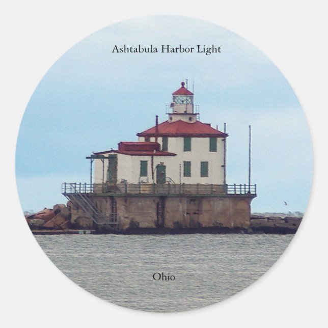 Ashtabula Harbor Light sticker (Front)
