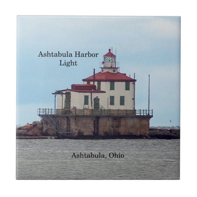Ashtabula Harbor Light tile (Front)