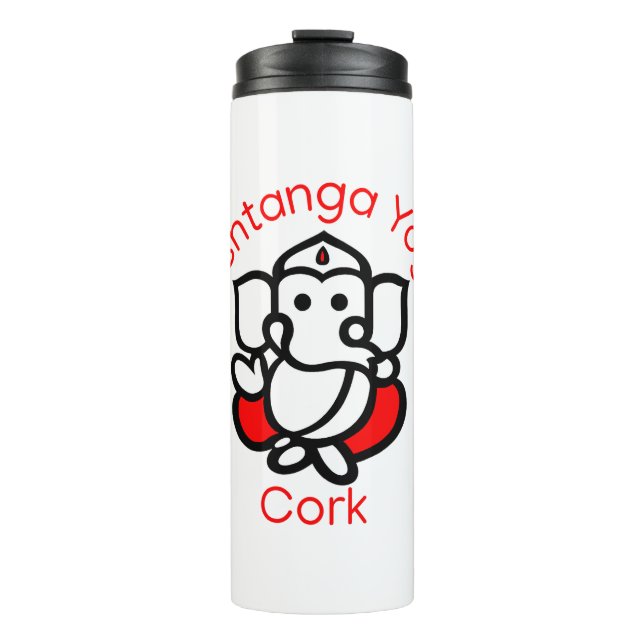 Ashtanga Yoga Cork Thermal Tumbler (Front)