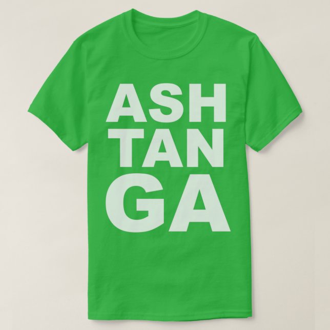 Ashtanga Yoga Design T-Shirt (Design Front)