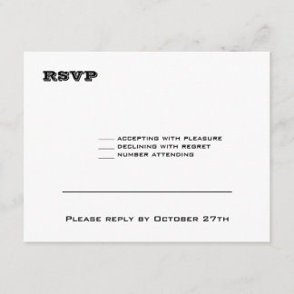 Ashton Bar Mitzvah RSVP Card