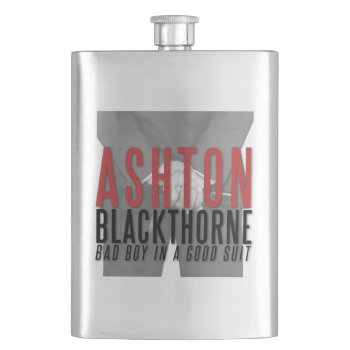 Ashton Blackthorne Flask by Ash_Blackthorne at Zazzle