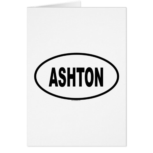 ASHTON CARDS (Front)