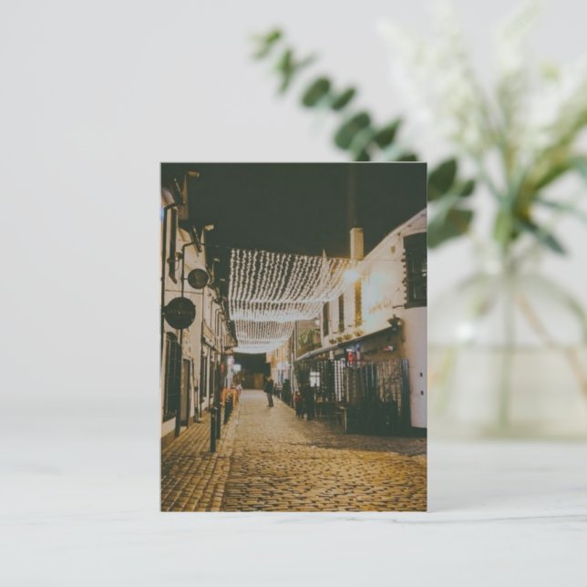 Ashton Lane, Glasgow, Scotland Holiday Postcard (Standing Front)