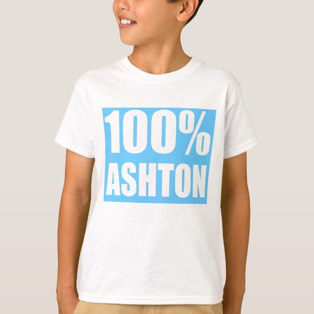 Ashton name 100 percent T-Shirt (Front)