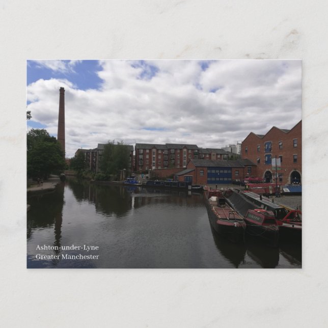 Ashton-under-Lyne Postcard (Front)