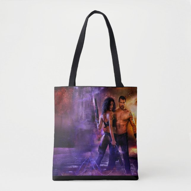 Ashwin & Deacon Printed Tote (Front)