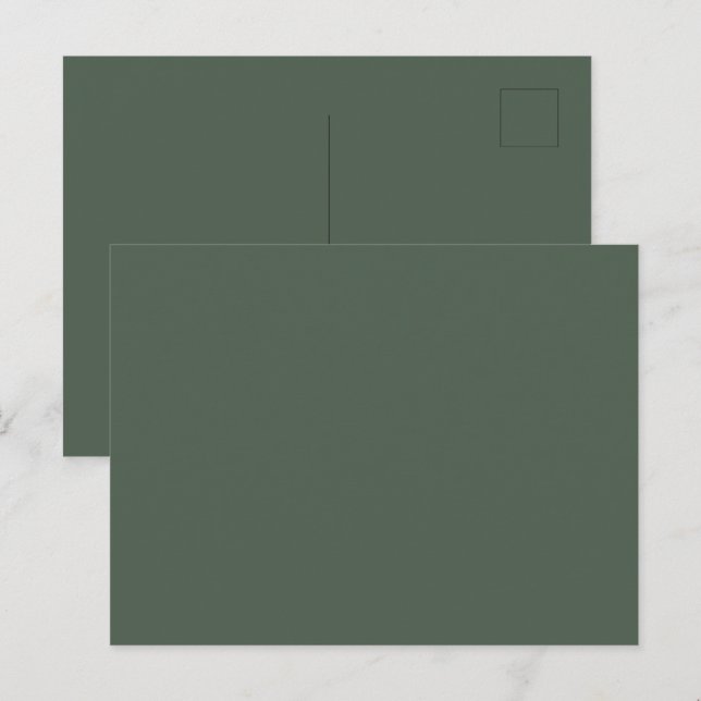 Ashwood Moss Glossy Postcard for Special Message (Front/Back)