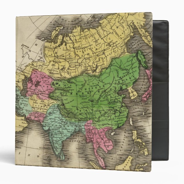 Asia 12 3 ring binder (Front/Inside)