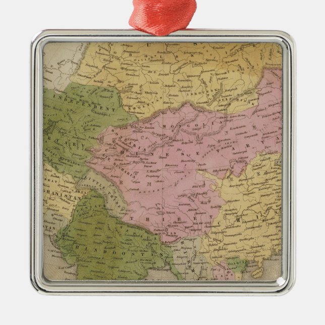 Asia 12 metal ornament (Front)
