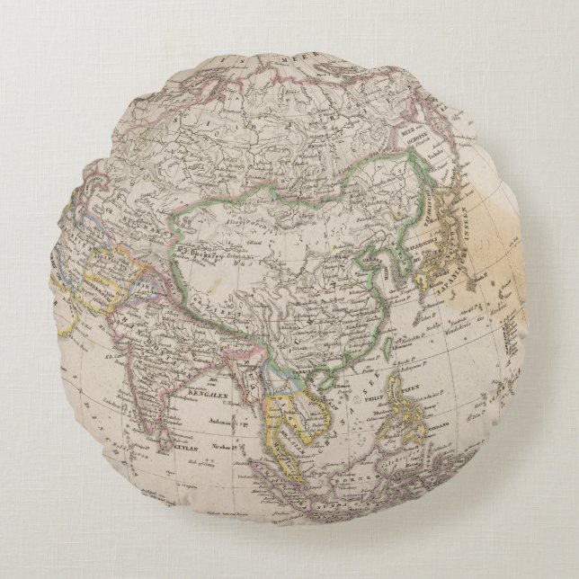 Asia 13 round pillow (Front)