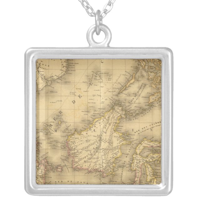 Asia 13 silver plated necklace (Front)