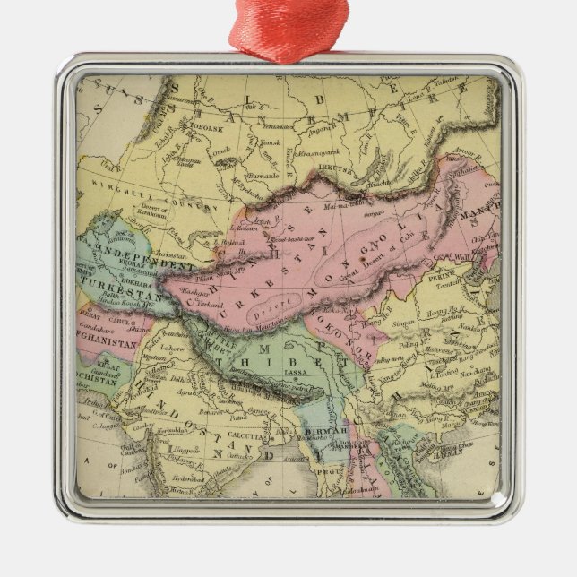 Asia 15 metal ornament (Front)