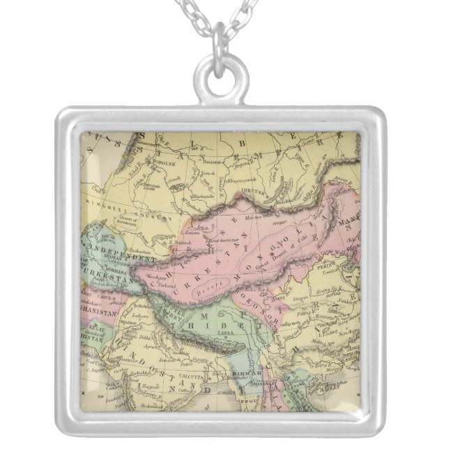 Asia 15 silver plated necklace (Front)