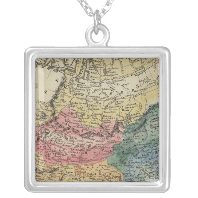 Asia 16 silver plated necklace (Front)