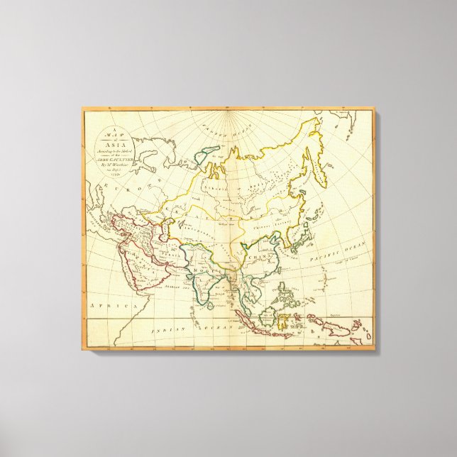 Asia 18 canvas print (Front)