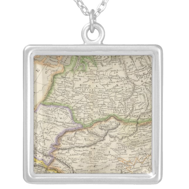 Asia 18 silver plated necklace (Front)