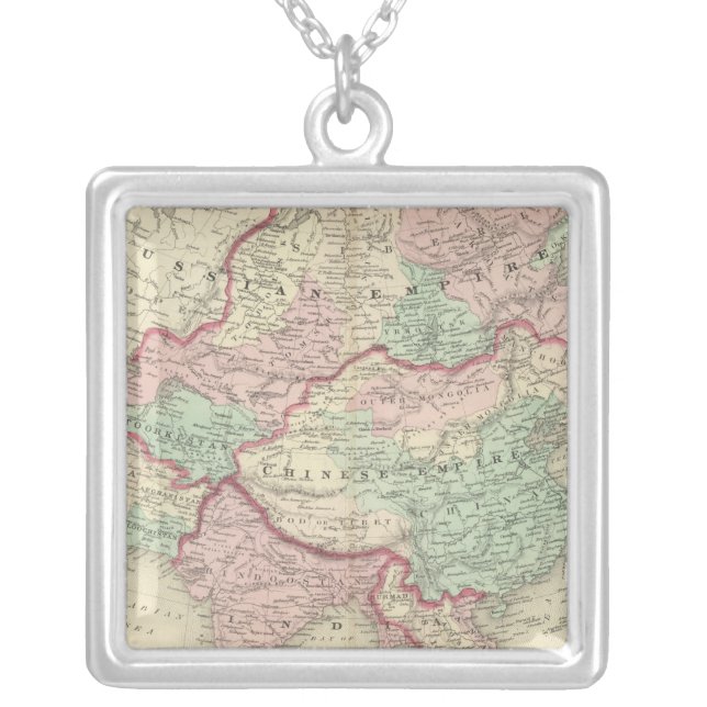 Asia 19 silver plated necklace (Front)