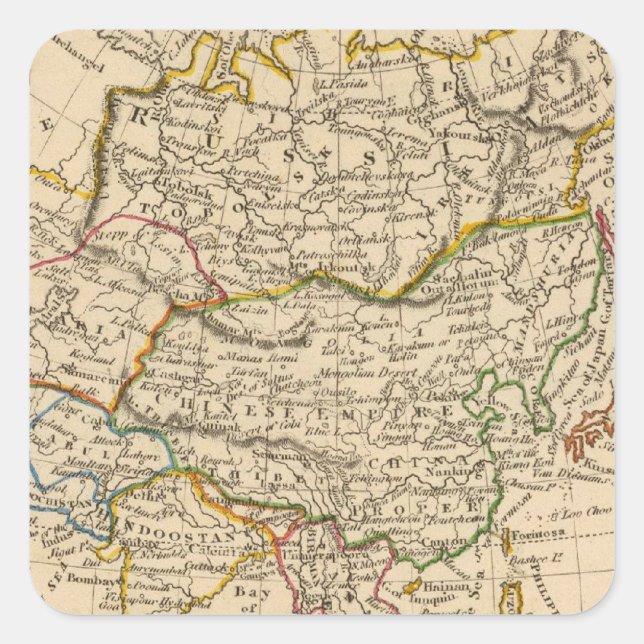 Asia 22 square sticker (Front)