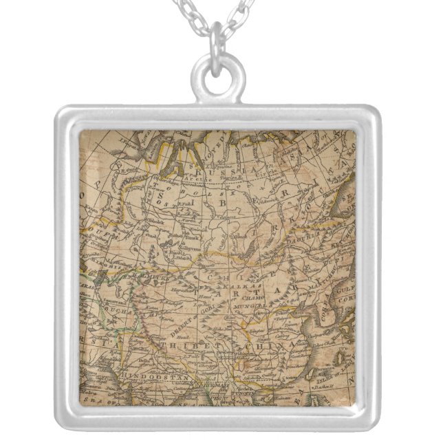 Asia 24 silver plated necklace (Front)