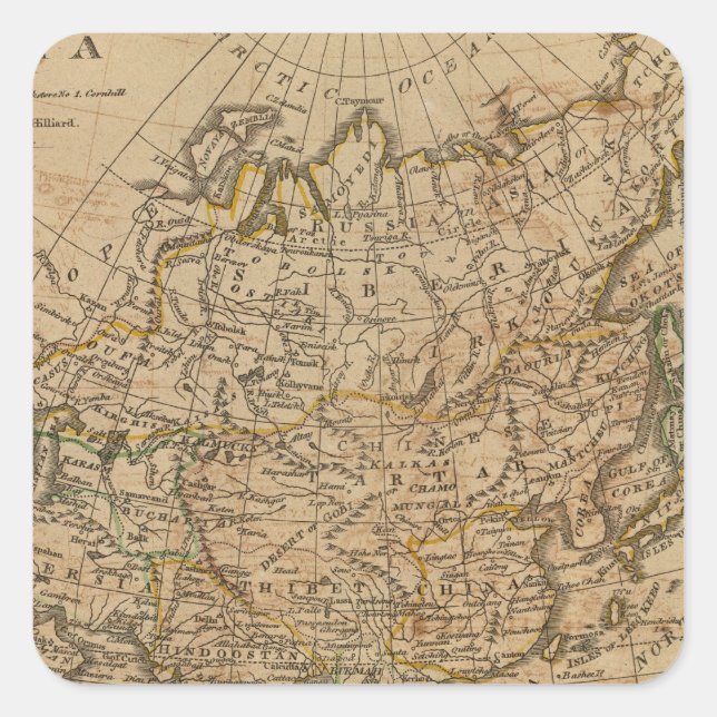 Asia 24 square sticker (Front)