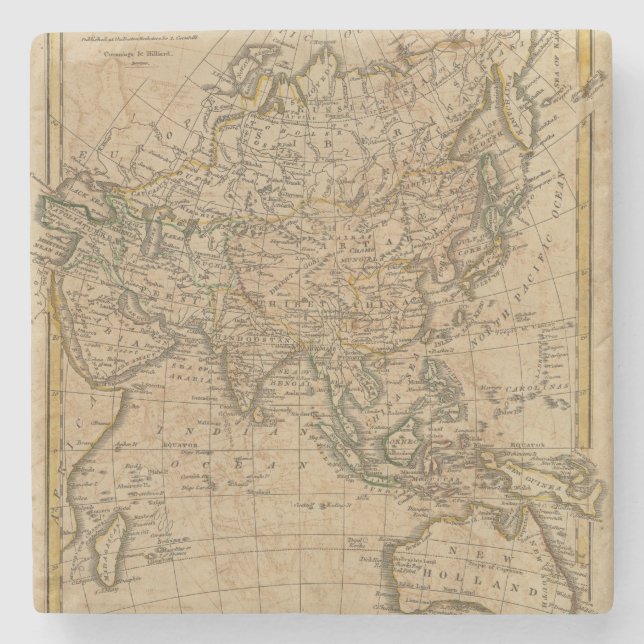 Asia 24 stone coaster (Front)