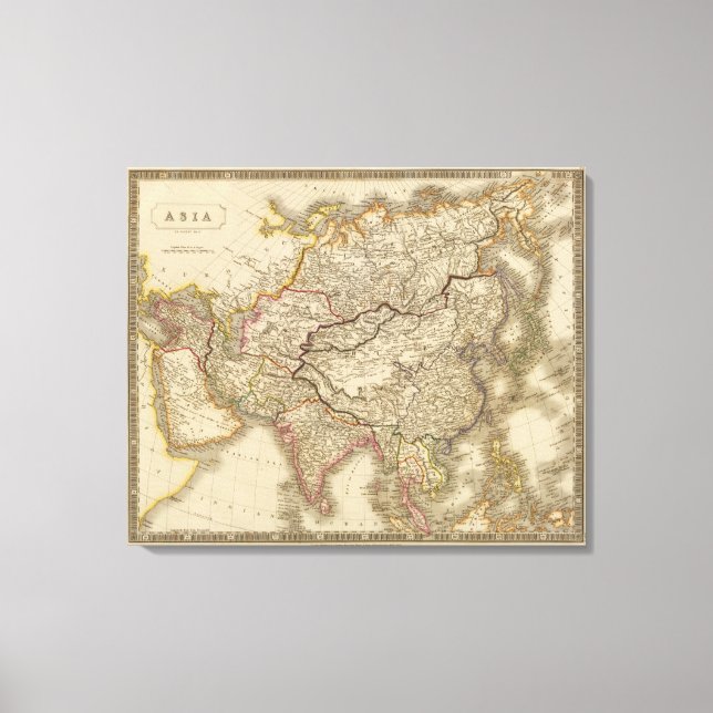 Asia 25 canvas print (Front)