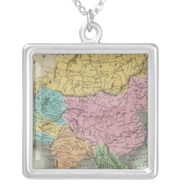 Asia 26 silver plated necklace (Front)