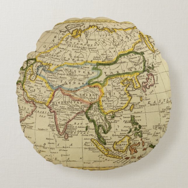Asia 27 round pillow (Front)