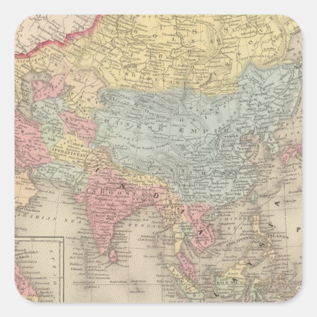 Asia 28 square sticker (Front)