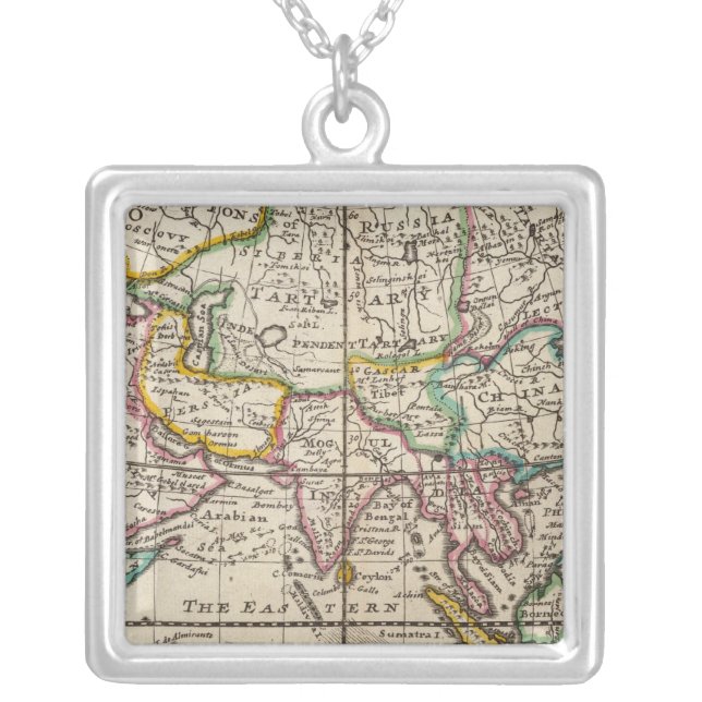 Asia 32 silver plated necklace (Front)