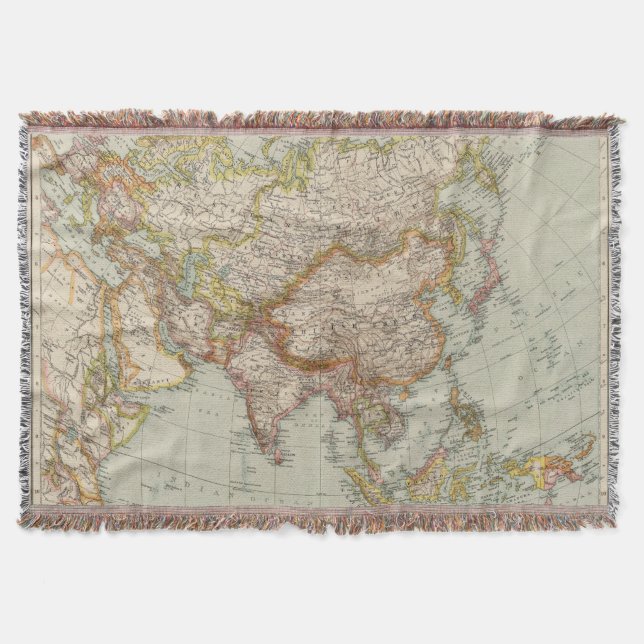 Asia 33 throw blanket (Front)