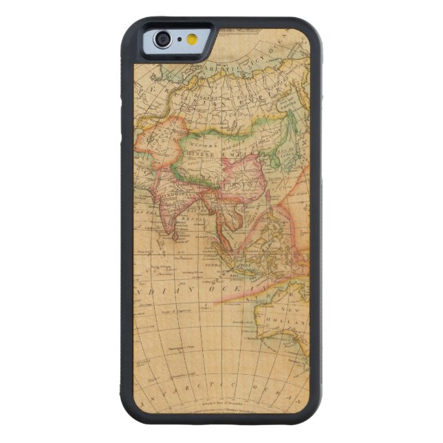 Asia 35 carved wood iPhone case (Back)