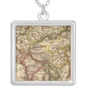 Asia 3 silver plated necklace