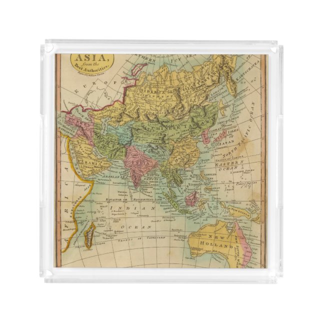 Asia 4 acrylic tray (Front)