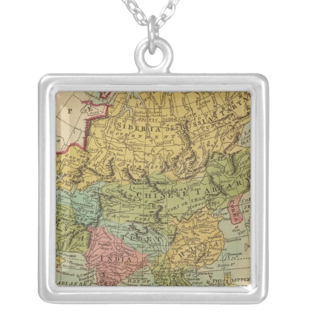 Asia 4 silver plated necklace (Front)