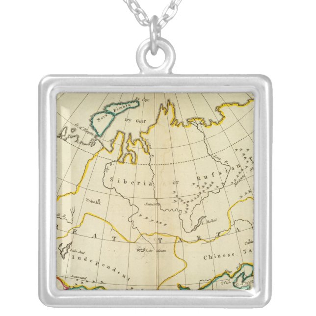 Asia 7 silver plated necklace (Front)