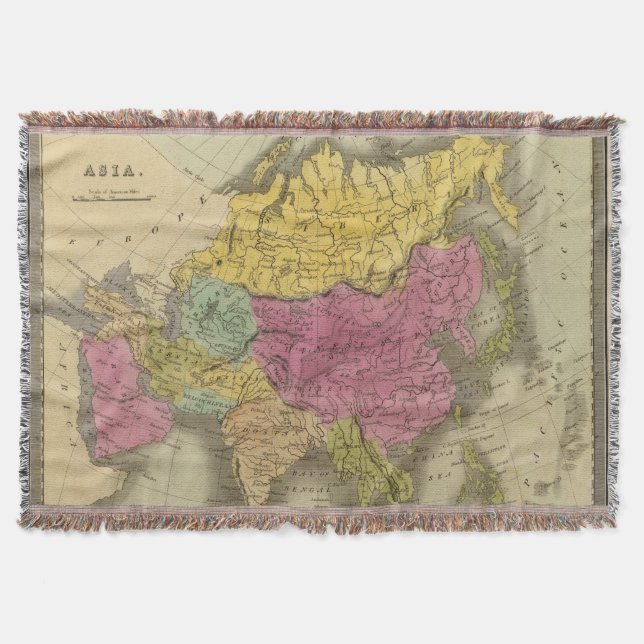 Asia 8 throw blanket (Front)