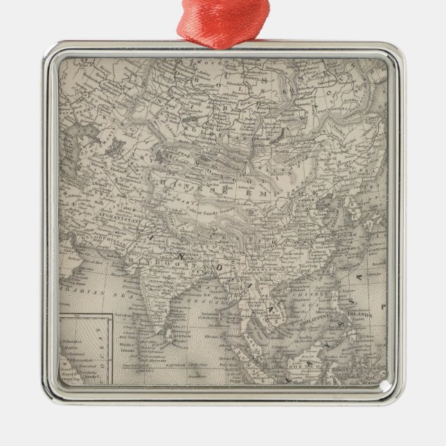 Asia 9 metal ornament (Front)