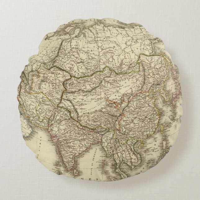 Asia 9 round pillow (Front)