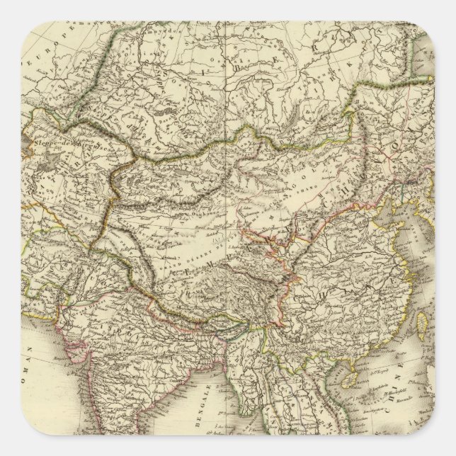 Asia 9 square sticker (Front)