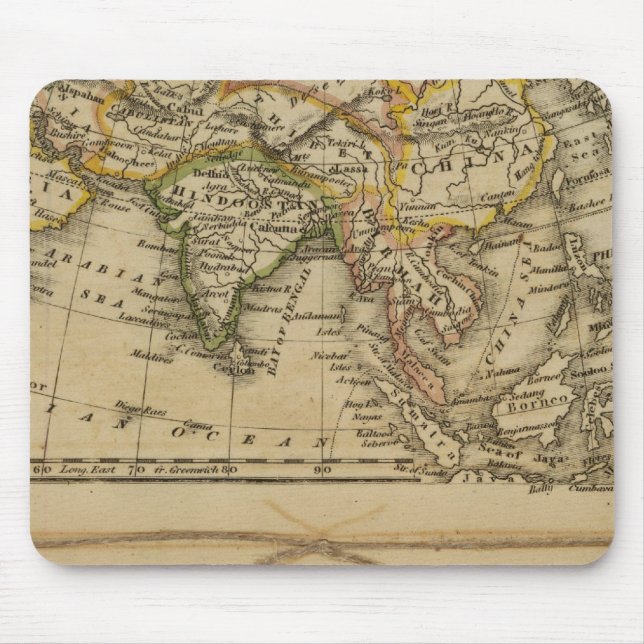 Asia, Africa Mouse Pad (Front)