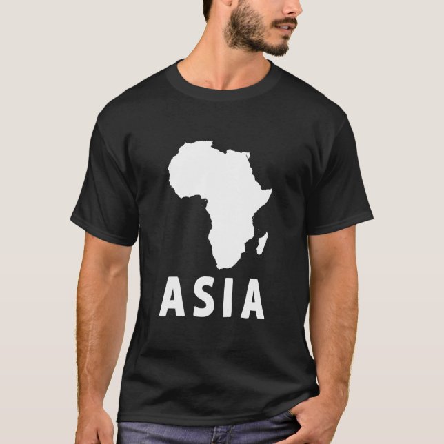Asia Africa Oddly Specific Gag Weird Dark Humor Jo T-Shirt (Front)