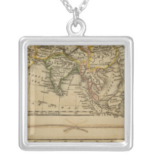 Asia, Africa Silver Plated Necklace